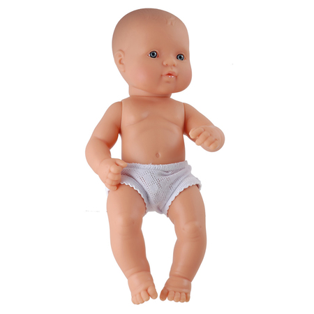 MINILAND EDUCATIONAL Anatomically Correct Newborn Doll, 12.63 in, Caucasian Girl 5005531032